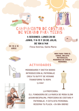 SUMMER SEWING MONDAYS FOR TEENS **SANTA MARIA**
