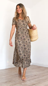 The Angel dress short sleeve  - floral