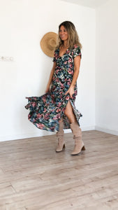 Linda dress - short sleeve - Inner Garden