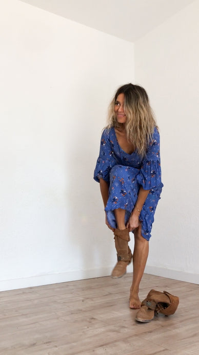 Island Life Dress in Starry Sky