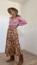 Bardot Maxi skirt in vintage brown