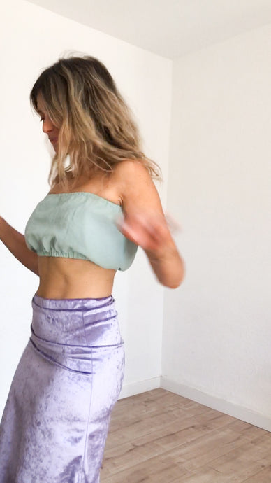 Mermaid Maxi skirt in Lilac