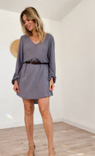 The Lily dress in dusty lavander