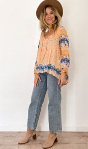The Muse blouse in Golden