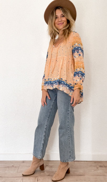 The Muse blouse in Golden