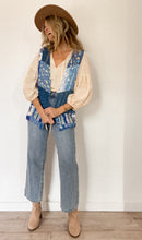 Ocean patchwork vest