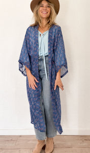 Free Spirit Kimono in Ocean