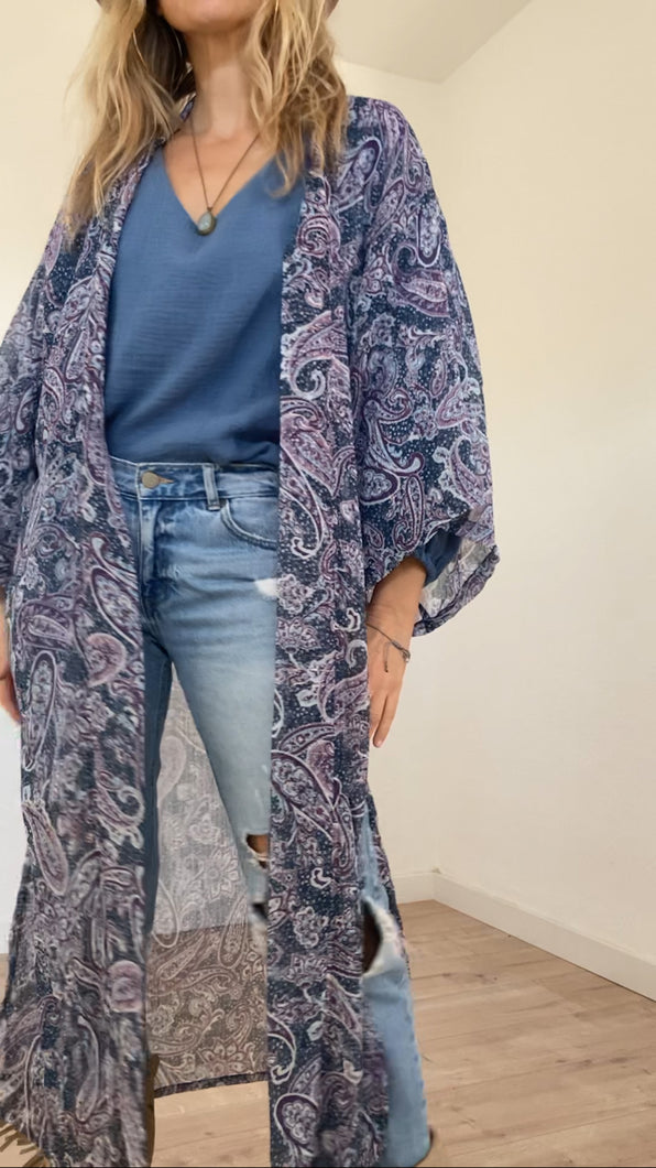 Jen blouse in dusty blue