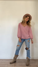 Jen blouse in dusty pink