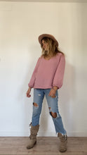 Jen blouse in dusty pink