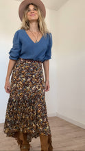 The Muse maxi skirt in autumn floral