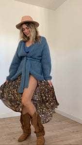 The Muse maxi skirt in autumn floral
