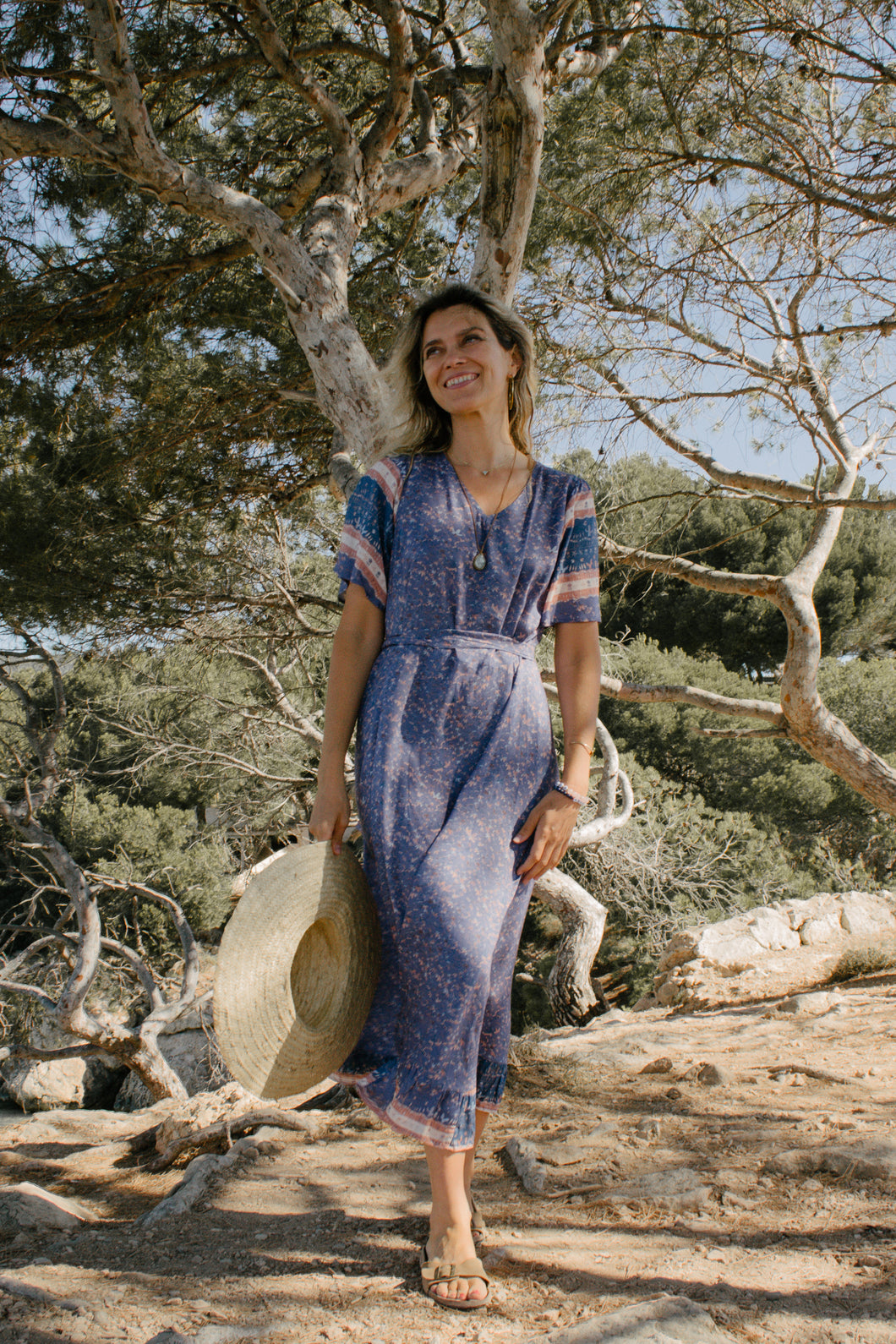 Serena dress in Purple