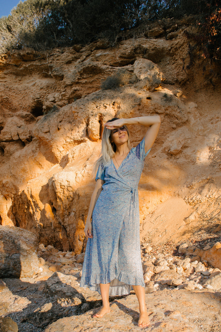 Susanne dress in Baby Blue