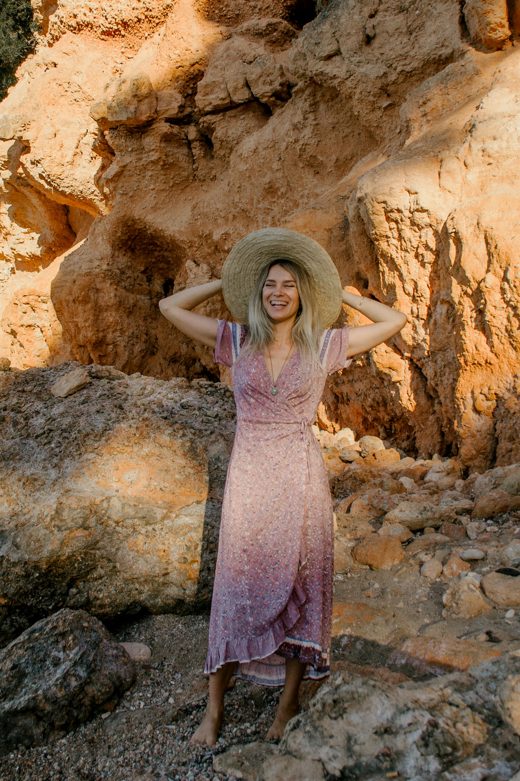 Susanne dress in Dusk Pink