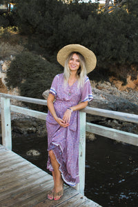 Serena dress in Dusk Pink
