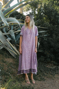 Serena dress in Dusk Pink