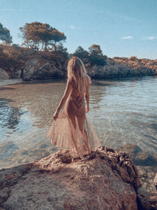 Mermaid Dress in Sand