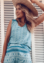 Starry Night mini-skirt in Turquoise