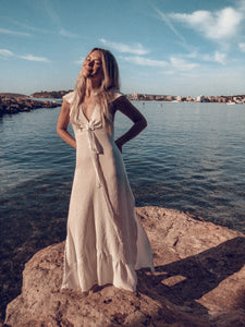 Mermaid Dress in Off White