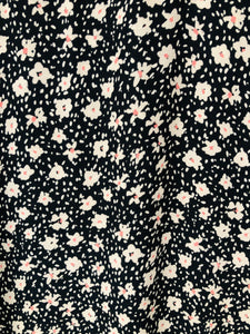 Linda dress in Navy & Cream floral