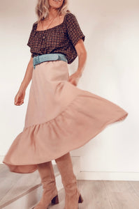 Off-shoulder Vintage blouse