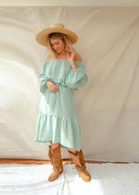 Bardot blouse in Mint