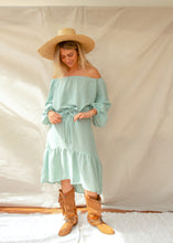 Bardot blouse in Mint